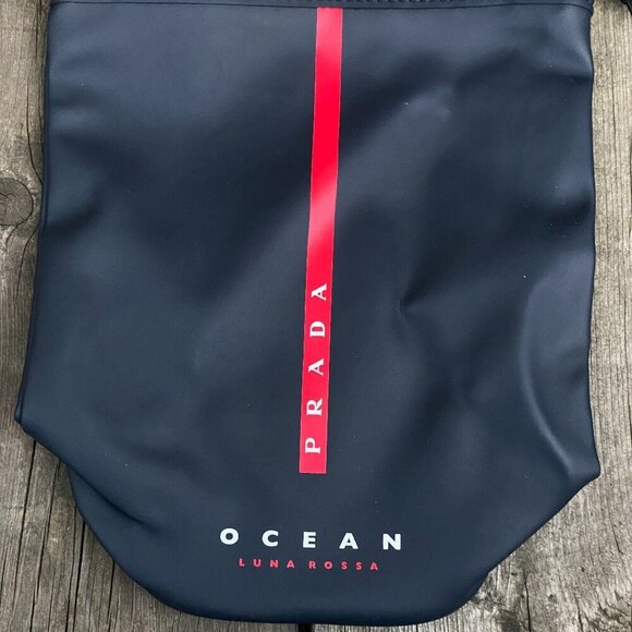 Prada Ocean Luna Rossa Bag Black Sailing Bag - Picture 1 of 3